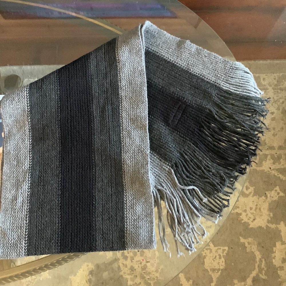 ALDO | Grey Striped Scarf
